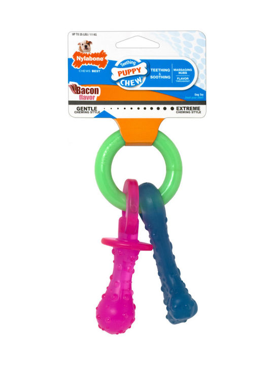 Nylabone Puppy Teething Pacifier Играчка Chew Toy XSmall