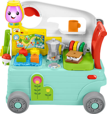 Fisher Price Vehicul Εκπαιδευτικό Τροχόσπιτο 3 σε 1 Smart Stages cu muzică pentru 9++ Luni