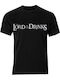 of the Drinks T-shirt Black Cotton A7758