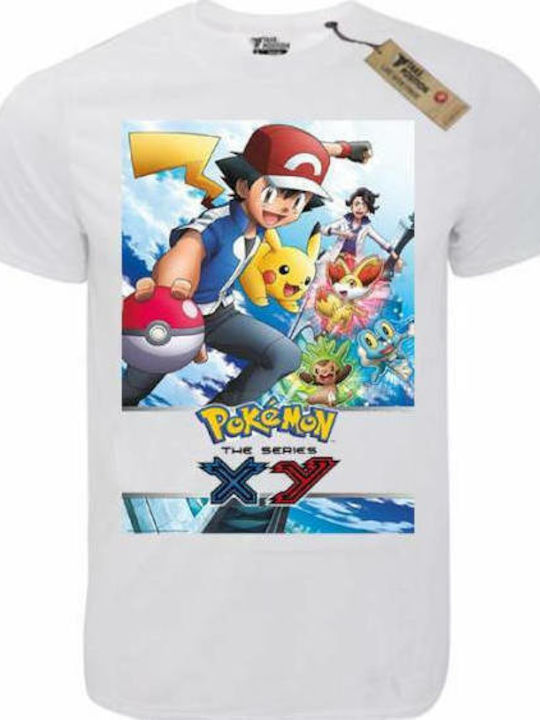 Takeposition XY T-shirt Pokemon White