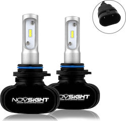 NovSight Λάμπες Αυτοκινήτου & Μοτοσυκλέτας HB4-9006 LED 6500K Ψυχρό Λευκό 12-24V 50W 2τμχ