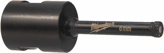Milwaukee Diamond Broach Cutter Tăiere uscată cu diametru 6mm pentru Metal și Gresie 200gr