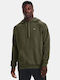 Rival Sweatshirt Fleece with Hood Khaki