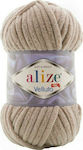 Alize Strickgarn Acrilyc Velluto Μπεζ 530 68m 100gr alize-Velluto-530