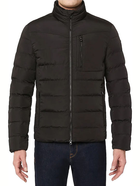 Geox Hilstone Μπουφάν Puffer Μαύρο