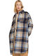 Women's Checked Beige Overshirt