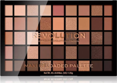 Revolution Beauty Maxi Reloaded Eye Shadow Palette in Solid Form Nudes 35gr