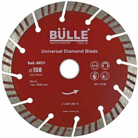 Bulle pentru Freză de Canale (633030) Disc de tăiere Materiale de construcție 150mm