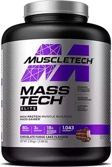 MuscleTech Mass-Tech Elite с Креатин & Вкус Chocolate Fudge Cake 3.18kg