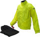 STR Mountain Men's Waterproof Riding Jacket & Pants Set Black - Fluo Yellow