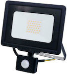 Optonica Waterproof LED Floodlight 50W Cold White 6000K with Motion Sensor IP65