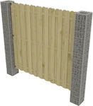 vidaXL Garden Fencing Material Garden 20x20x190cm Set 2pcs