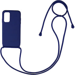 Sonique CarryHang Umschlag Rückseite Silikon 0.5mm Dark Blue (Galaxy A72)