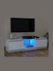 TV Stand with LED Lighting White L120xD30xH35.5cm