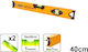 Ingco HSL58040 Spirit Level Aluminum 40cm with 2 Eyes