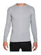 Men's Undershirt Long-sleeved in Gray Color