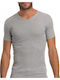 Men's Undershirt Short-sleeved in Gray Color