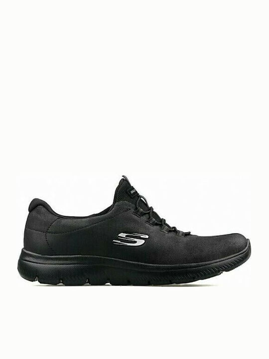 Skechers Oh So Smooth Sneakers Μαύρα