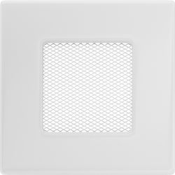 Kratki Τετράγωνη Περσίδα Τζακιού 11x11cm Λευκή Kratki Τετράγωνη Περσίδα Τζακιού 11x11cm Λευκή