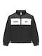 Kids Sweatshirt Cardigan with Pockets Black Burinta