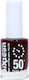Sixteen Cosmetics Polish 50'' Glossy Nail Polish Quick Dry Burgundy 592 11ml
