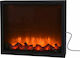 Decorative Lamp Fireplace Black