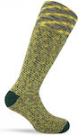 Tzelatis Long Isothermal Hunting Socks Woolen Socks Tropical Camo in Green color