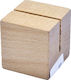 Coperta Meniului 4x4x4 cm Din Lemn