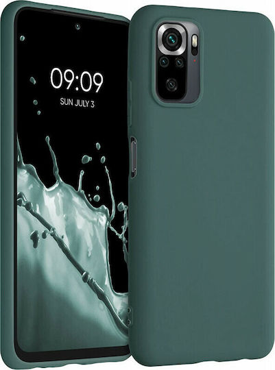 KWmobile Задна корица Силикон Синьо зелено (Redmi Note 10 / 10s / Poco M5s)