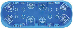 Geyer Recessed Electrical Box for Drywall in Blue Color 751701