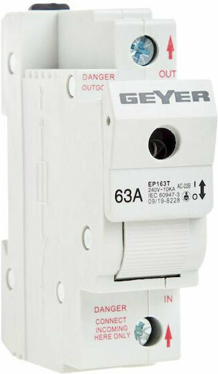 Geyer Disconnect Switch Fuse Box EP163T