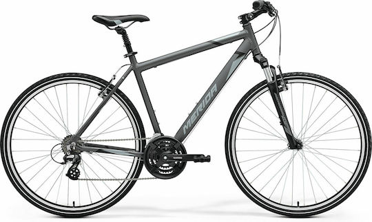 Merida Crossway 10-V 28" 2021 Gri Bicicletă Trekking cu 24 Viteze