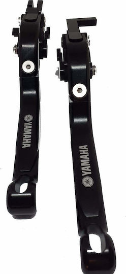 Set manete frână/ambreiaj motocicletă Manete de motocicletă Manete de motocicletă ajustabile pentru Yamaha XSR 900 Negre 25001456-6