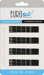 Eurostil Ace De Păr Decorative Negre 24 Bucăți