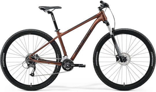 Merida Big.Nine 60-2X 29" 2021 Кафяв Планинско Колело с 18 Скорости и Механични Дискови Спирачки
