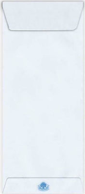 Typotrust Set of Envelopes Bag Type with Adhesive 10pcs in White Color 3064 3064