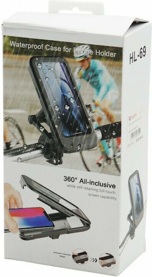Mount Phone Motorcycle with Waterproof Case 6.5" for Steering Wheel