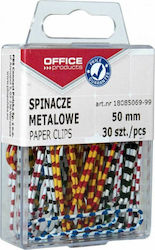 Office Zebra Paper Clip 50mm 30pcs