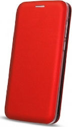 Curved M-Folio Synthetic Leather Book Red (Galaxy S21 5G)