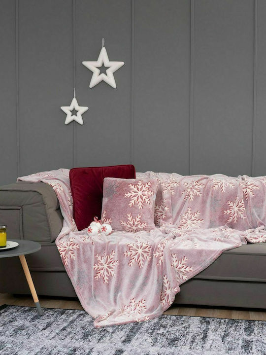 Palamaiki Christmas Decorative Square Pillowcase Red 40x40cm