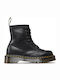 1460 Pascal Bex Leder Damen Kampfstiefel Schwarz