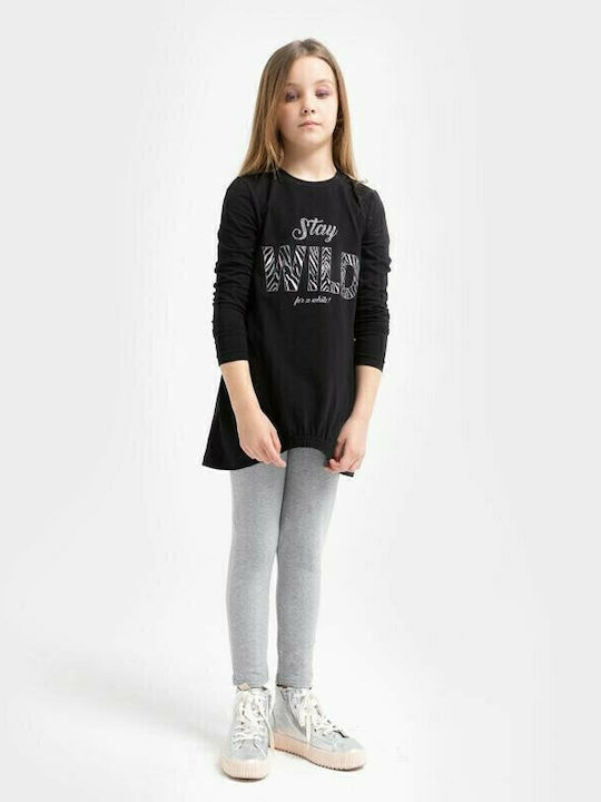 Kids' Set with Leggings Winter 2pcs Black