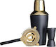 Kitchen Craft Σετ Cocktail Shaker, Μεζούρα Και Σουρωτήρι Cocktail 3τμχ 35.03022