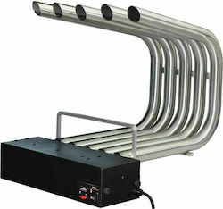 EcoHot 2-IN-R Εναλλάκτης Τζακιού 62W Inox Μ66xΥ49xΒ60-89εκ.