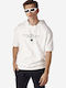 Sweatshirt with Hood White