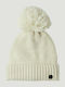 Pom Pom Beanie Γυναικείος Σκούφος Πλεκτός σε Μπεζ χρώμα
