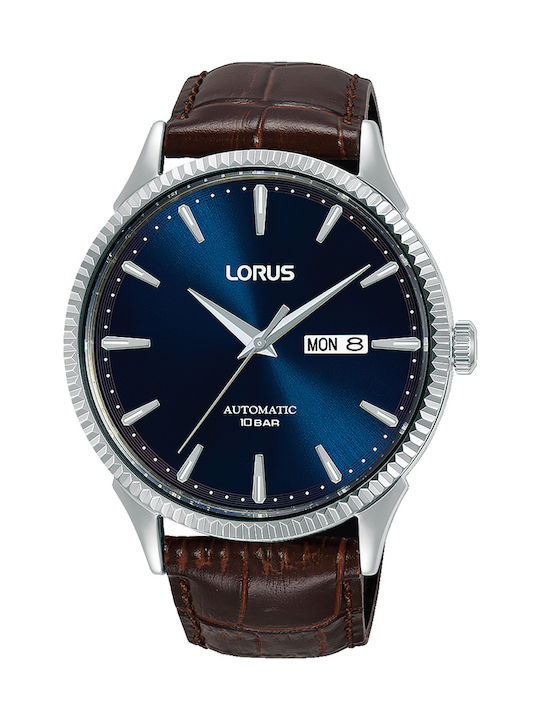 Lorus Classic Watch Automatic with Brown Leather Strap