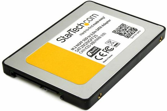 StarTech Θήκη για Σκληρό Δίσκο 2.5" SATA III / PCI Express με σύνδεση SATA σε Ασημί χρώμα