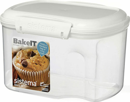 Sistema Bakery Lebensmittelgläser & Behälter mit luftdichtem Deckel Kunststoff Transparent 1Stück