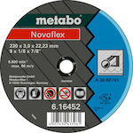 Metabo Novoflex Cutting Disc Metal Hole Diameter 230mm 1pcs